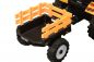 Preview: Elektro Kinderauto Pushdozer 2x120W 12V/10Ah inkl. Anhänger