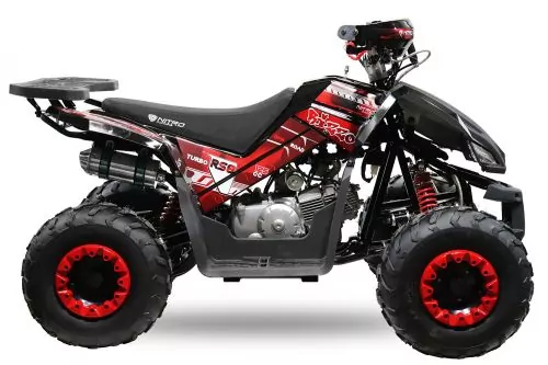 Nitro Motors Rizzo RS7-A midi Quad 125cc 7 Zoll Automatik + RG Kinderquad Atv Platin Line