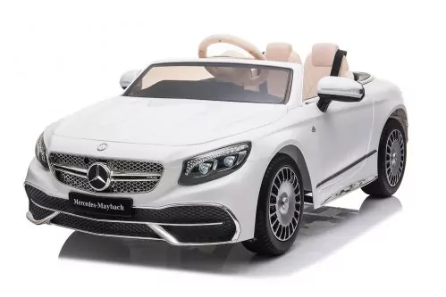 Kidcars Kinder Elektro Auto Mercedes S650 Maybach 2x35W 12V 7Ah Soft Reifen Bluetooth