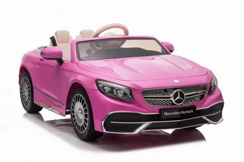 Kidcars Kinder Elektro Auto Mercedes S650 Maybach 2x35W 12V 7Ah Soft Reifen Bluetooth