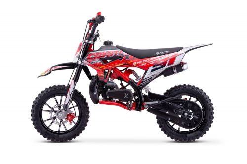 NITRO MOTORS 49cc mini Kinder Dirtbike Coyote VX E-Pullstart DLX 10"