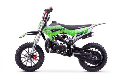 NITRO MOTORS 49cc mini Kinder Dirtbike Coyote VX Hydraulic UPSD fork E-Pullstart DLX 10"