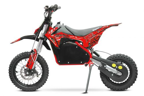 Nitro Motors Eco Dirtbike 1200W Serval Eco 12/10 Zoll 48V 15Ah Lithium Akku Elektro E-Cross