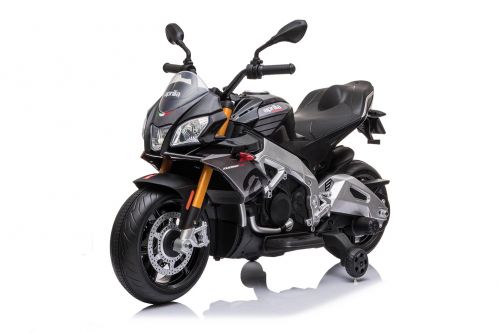 Kinder Elektro Motorrad Aprilia Tuono V4 2x 20W 12V 7Ah Stützräder