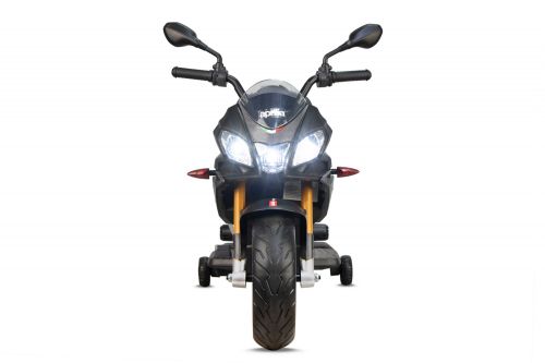 Kinder Elektro Motorrad Aprilia Tuono V4 2x 20W 12V 7Ah Stützräder