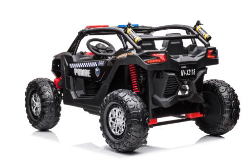 Elektro Kinderauto Super Police UTV 2-Sitzer 2x200W 24V/7Ah Offroad Buggy