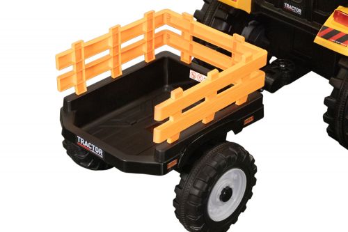 Elektro Kinderauto Pushdozer 2x120W 12V/10Ah inkl. Anhänger