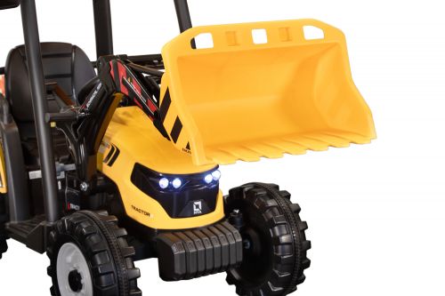 Elektro Kinderauto Pushdozer 2x120W 12V/10Ah inkl. Anhänger