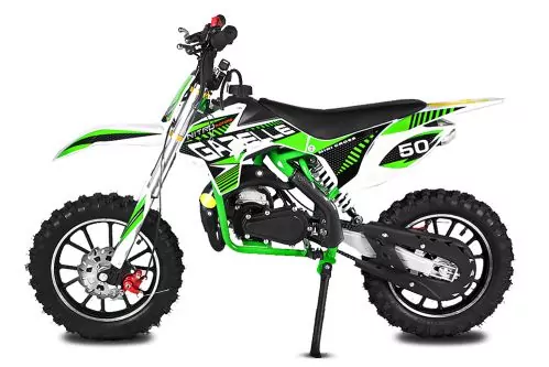 49cc Dirtbike Gazelle Deluxe E-Start Edition Crossbike Dirtbike Pocket