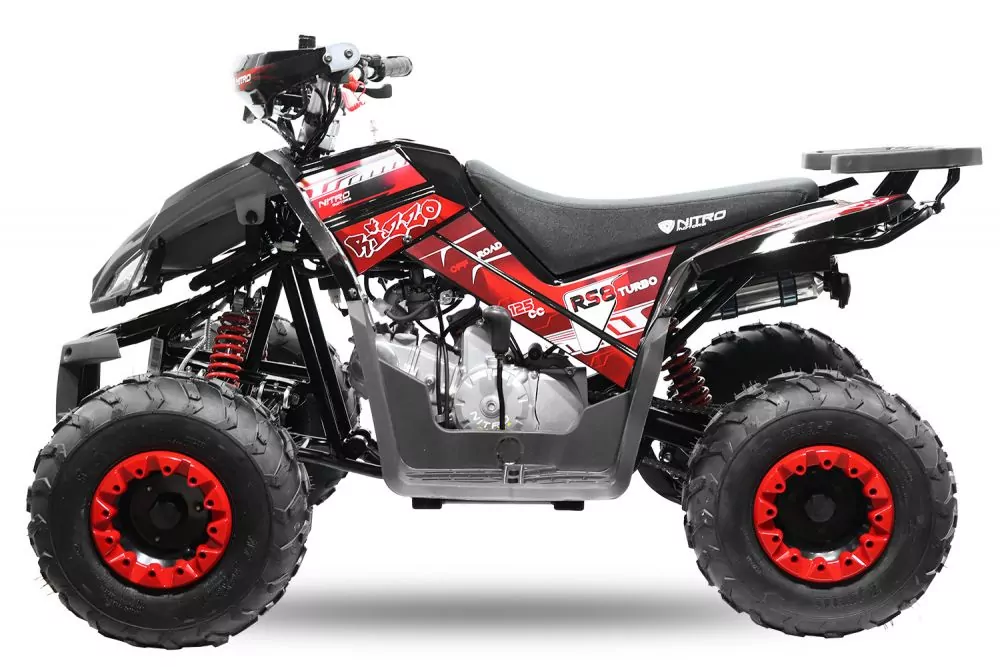 Nitro Motors Rizzo RS7-A midi Quad 125cc 7 Zoll Automatik + RG Kinderquad Atv Platin Line