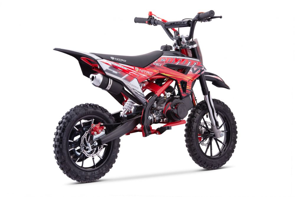 NITRO MOTORS 49cc mini Kinder Dirtbike Coyote VX E-Pullstart DLX 10"