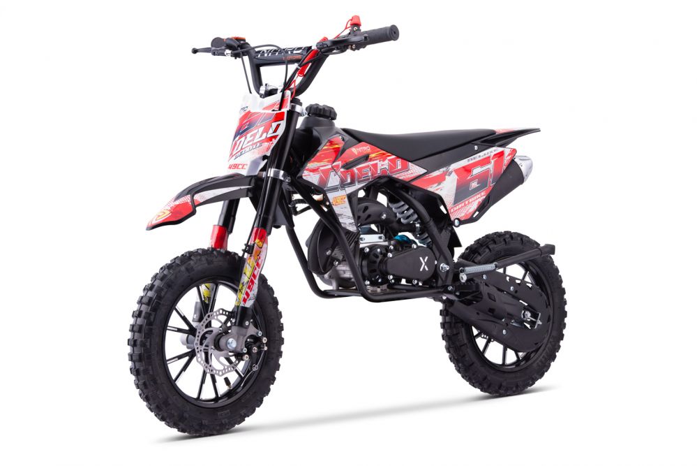 NITRO MOTORS 49cc mini Kinder Dirtbike Coelo Pullstart Deluxe 10"