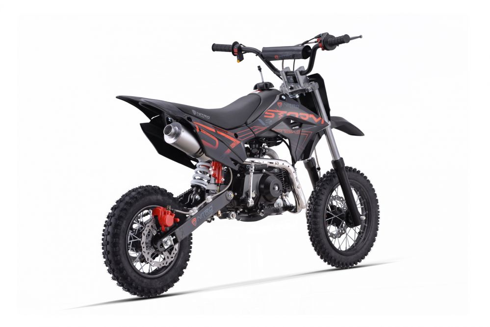 Nitro Motors 110cc Dirtbike Storm V3 12/10 Semi Aut Estart + Kickstart