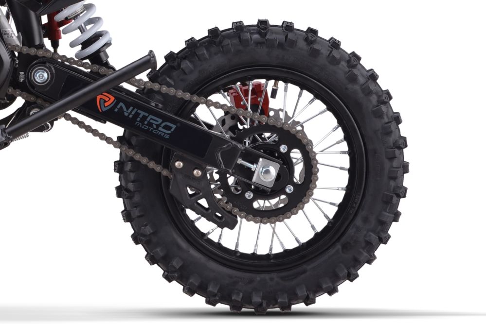 Nitro Motors 125cc Dirtbike Storm V3 Semi Automatic 14/12 Aut. E- + Kick start