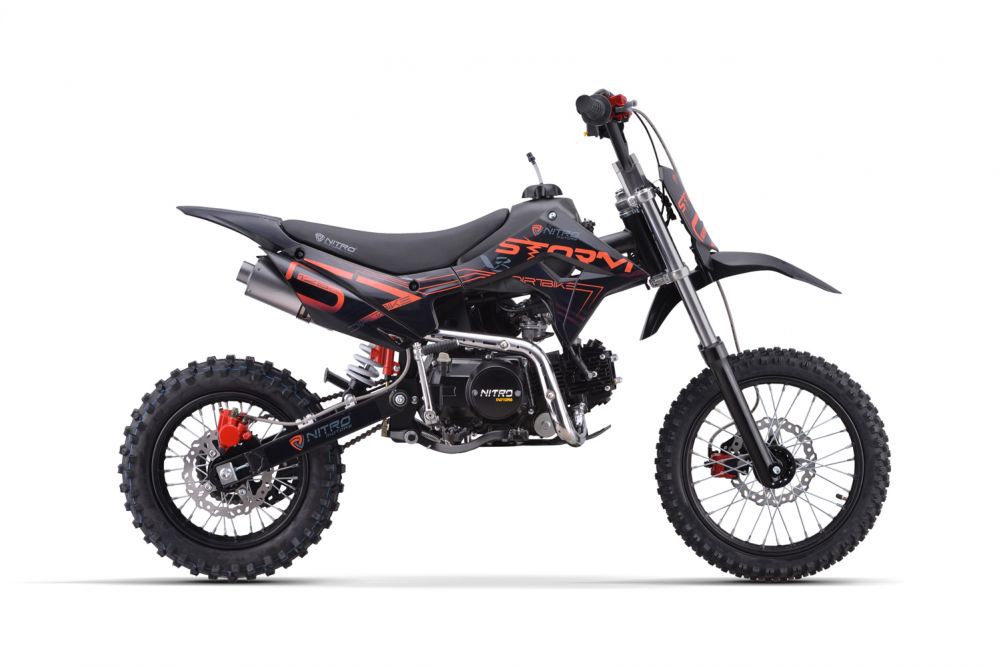 Nitro Motors 125cc Dirtbike Storm V3 Semi Automatic 14/12 Aut. E- + Kick start