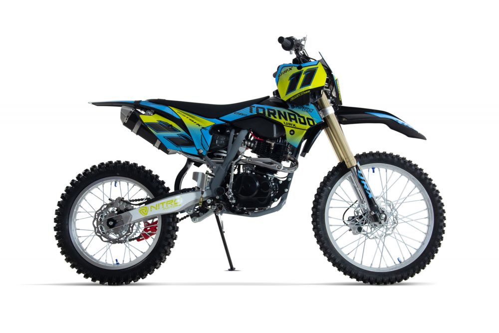 Nitro Motors 250cc Dirtbike TORNADO UX URX 21/18 Kick und E-Start