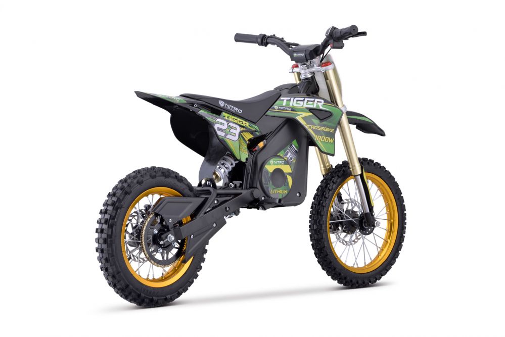 NITRO MOTORS E-Dirtbike 1800W 48V Tiger Lithium 13Ah 14/12 brushless DELUXE