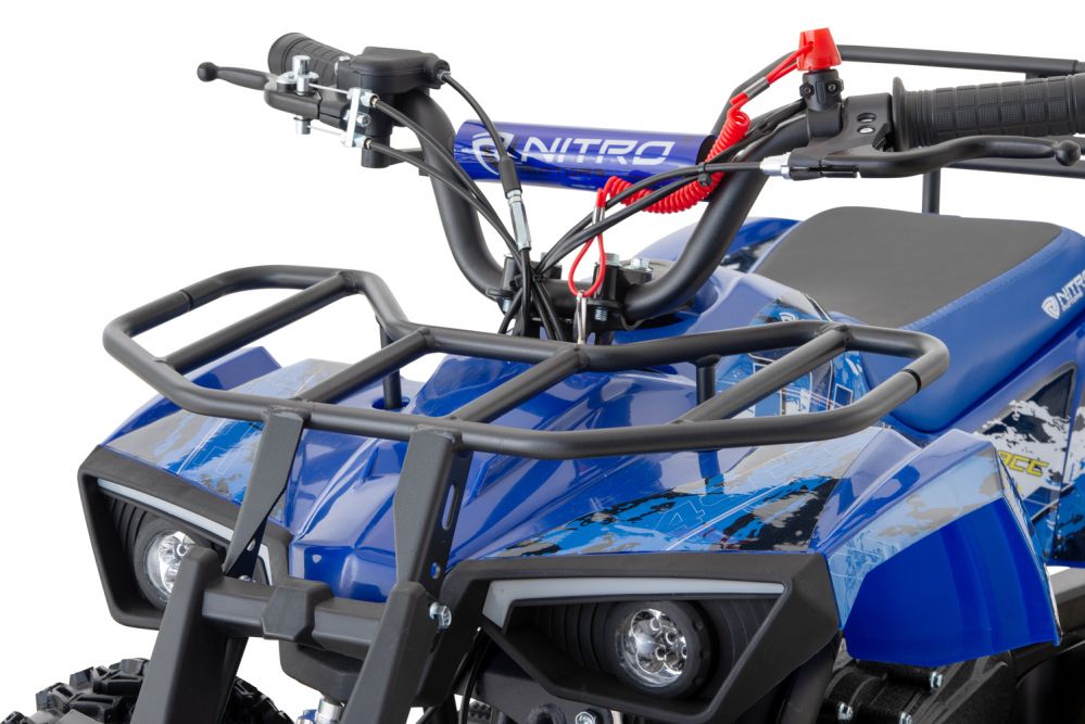 NITRO MOTORS 49cc mini Kinder Quad Dusty Snowy-Profile L Sport 6"